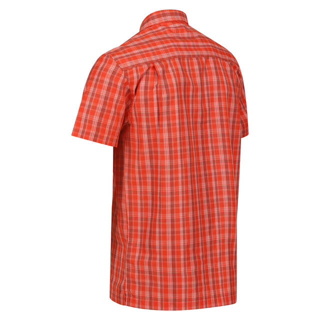 Regatta Mens Kalambo VII Short Sleeve Check Shirt