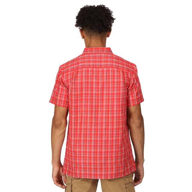 Regatta Mens Kalambo VII Short Sleeve Check Shirt