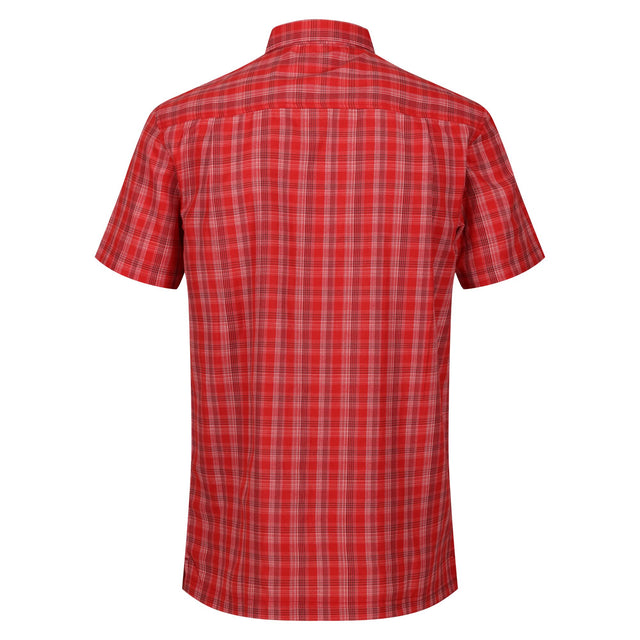Regatta Mens Kalambo VII Short Sleeve Check Shirt