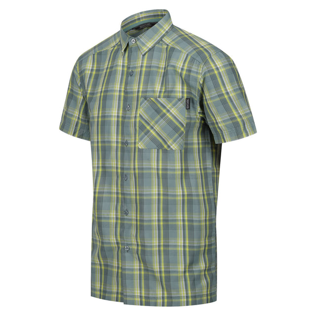 Regatta Mens Mindano VII Short Sleeve Check Shirt