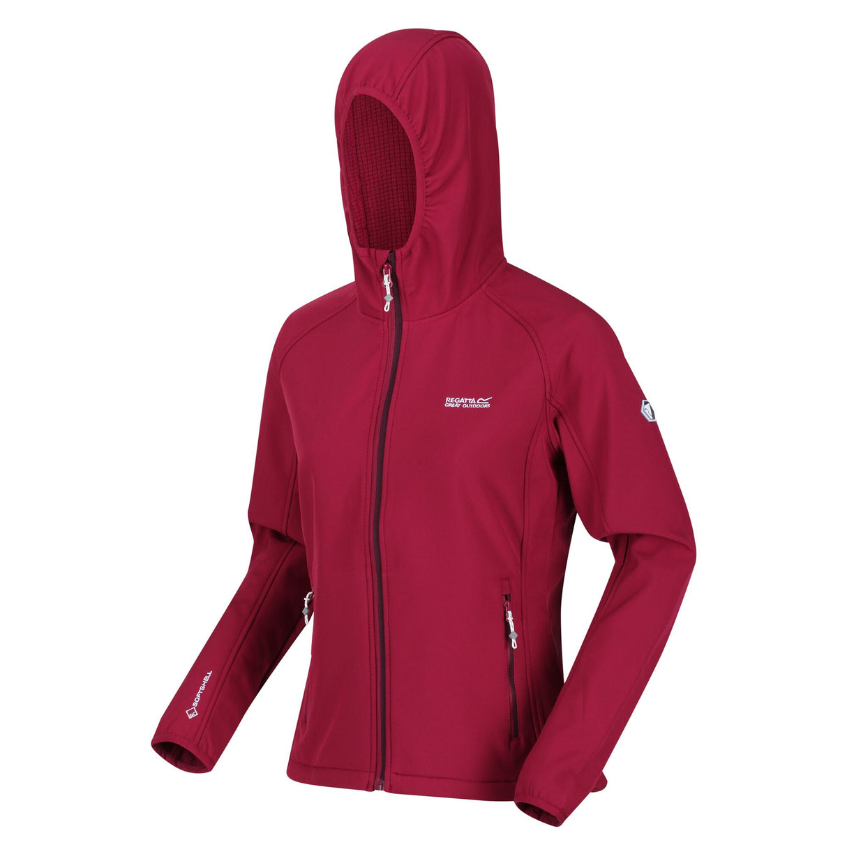 Regatta Womens Arec III Full Zip Hooded Softshell Jacket