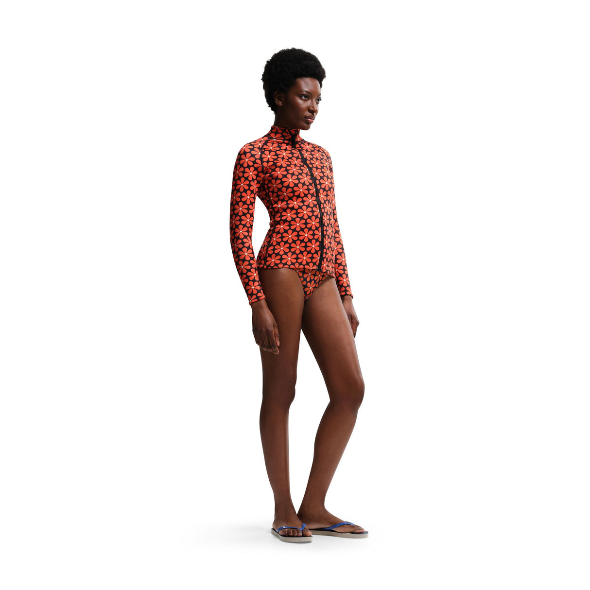 Regatta Orla Kiely Full Zip Scuba Swimming Top