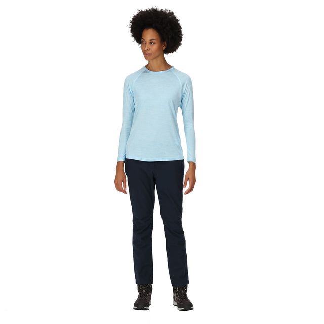 Regatta Womens Burlow Long Sleeve Actice T Shirt