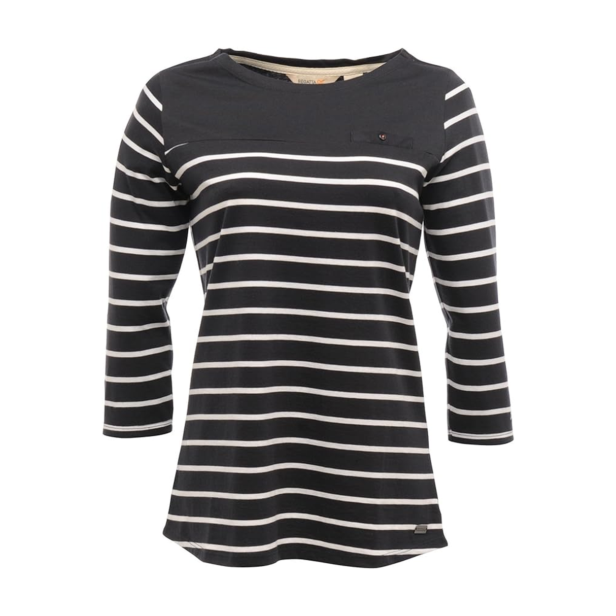 Regatta Womens Abyssal Stripy Cotton Top T Shirt