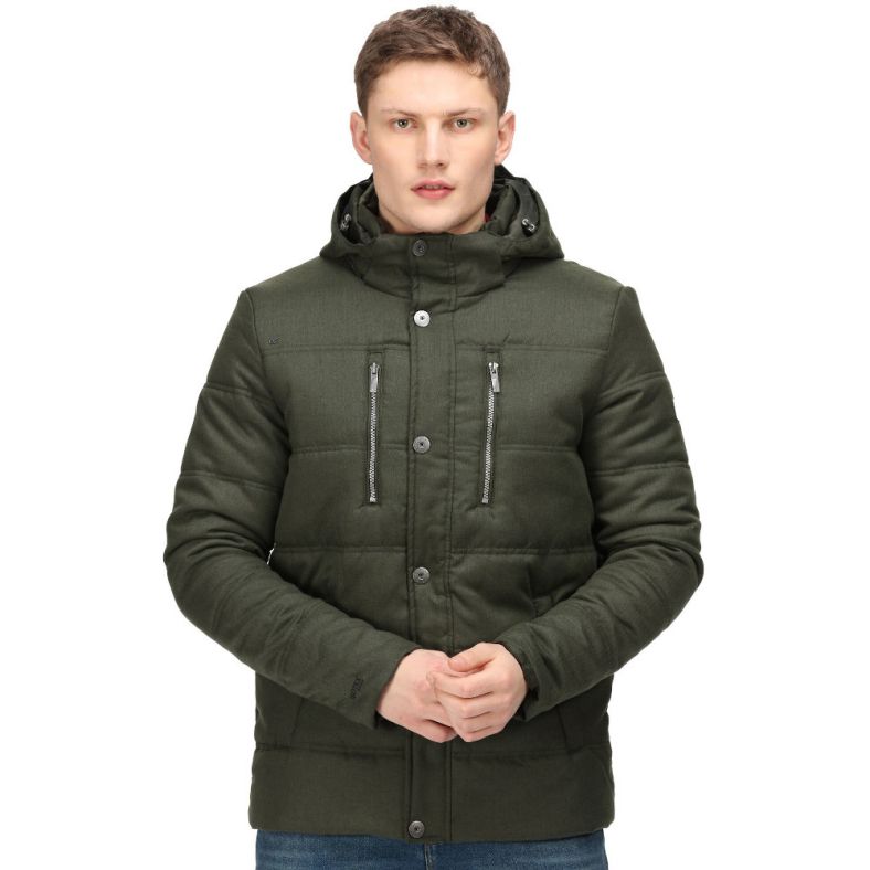 Regatta Mens Aleksander Insulated Quilted Winter Jacket