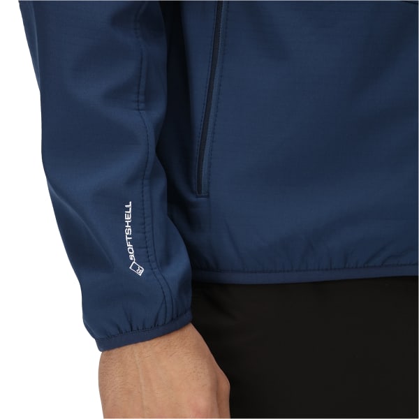 Regatta Mens Arec III Full Zip Hooded Softshell Jacket