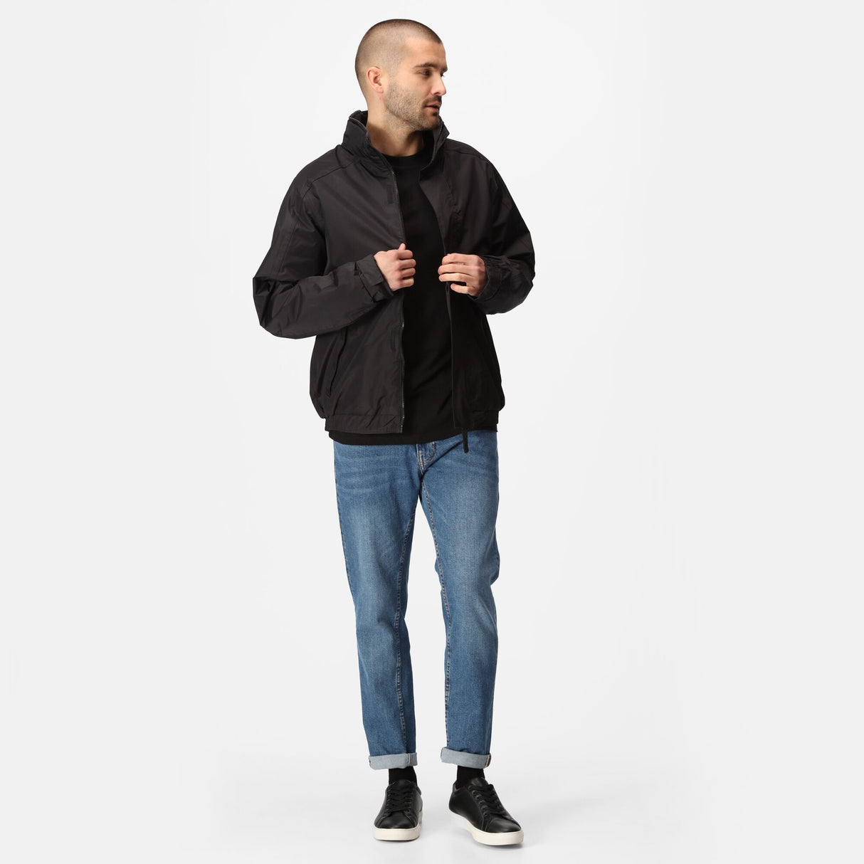 Regatta Mens Dover Fleece Lined Waterproof Bomber Jacket