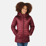 Regatta Kids Babette Hooded Padded Long Insulated Jacket