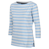 Regatta Womens Bayla 3/4 Sleeved Top Striped T Shirt