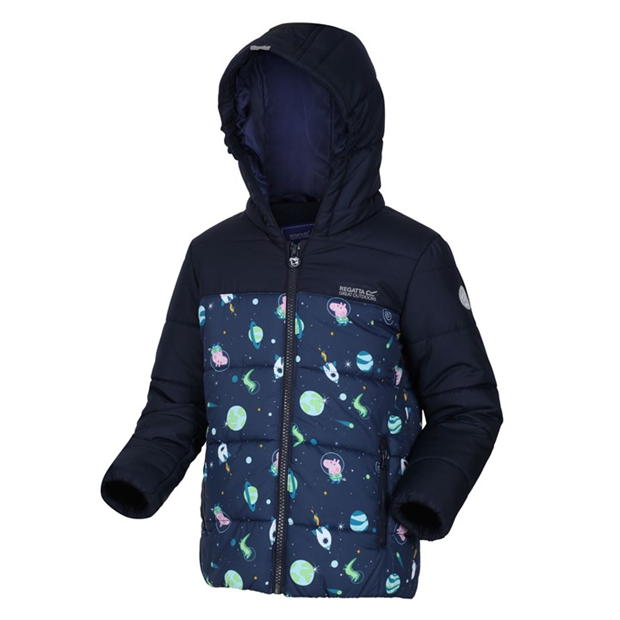 Regatta Kids Peppa Pig Insulated Hooded Padded Jacket