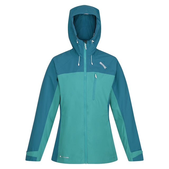Regatta Womens Britedale Waterproof Breathable Jacket - LED Torch On Hood