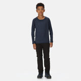 Regatta Kids Junior Burlow Long Sleeve Base Layer T Shirt