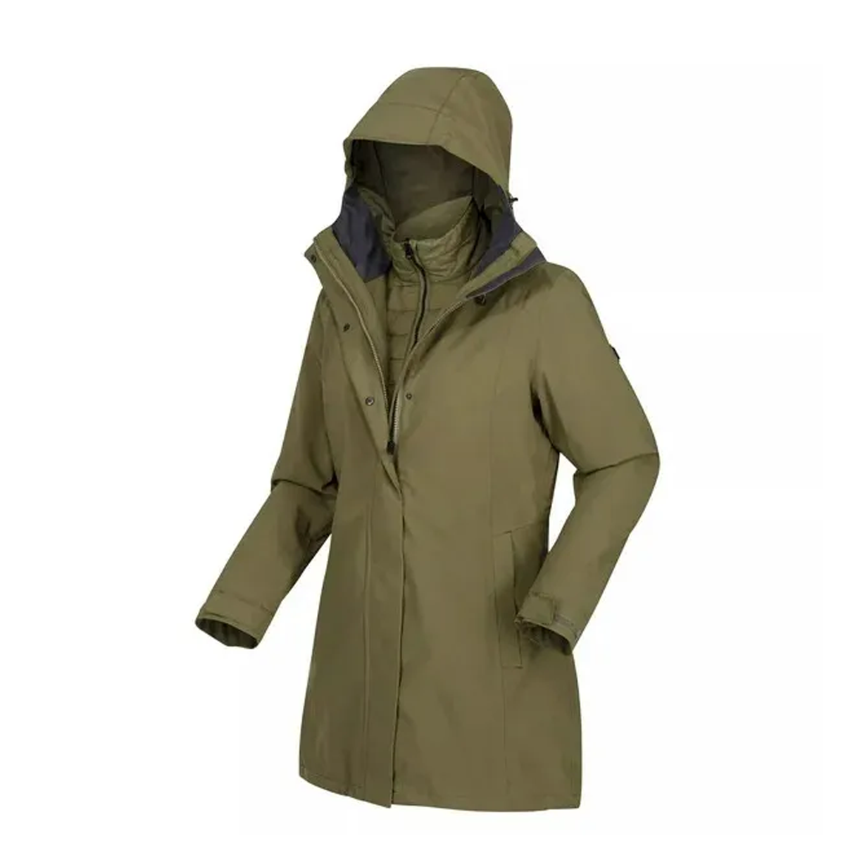 Regatta Womens Denbury III 3 in 1 Waterproof Jacket 8 Capulet