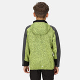 Regatta Kids Dissolver VI Marl Knit Hooded Fleece Jacket