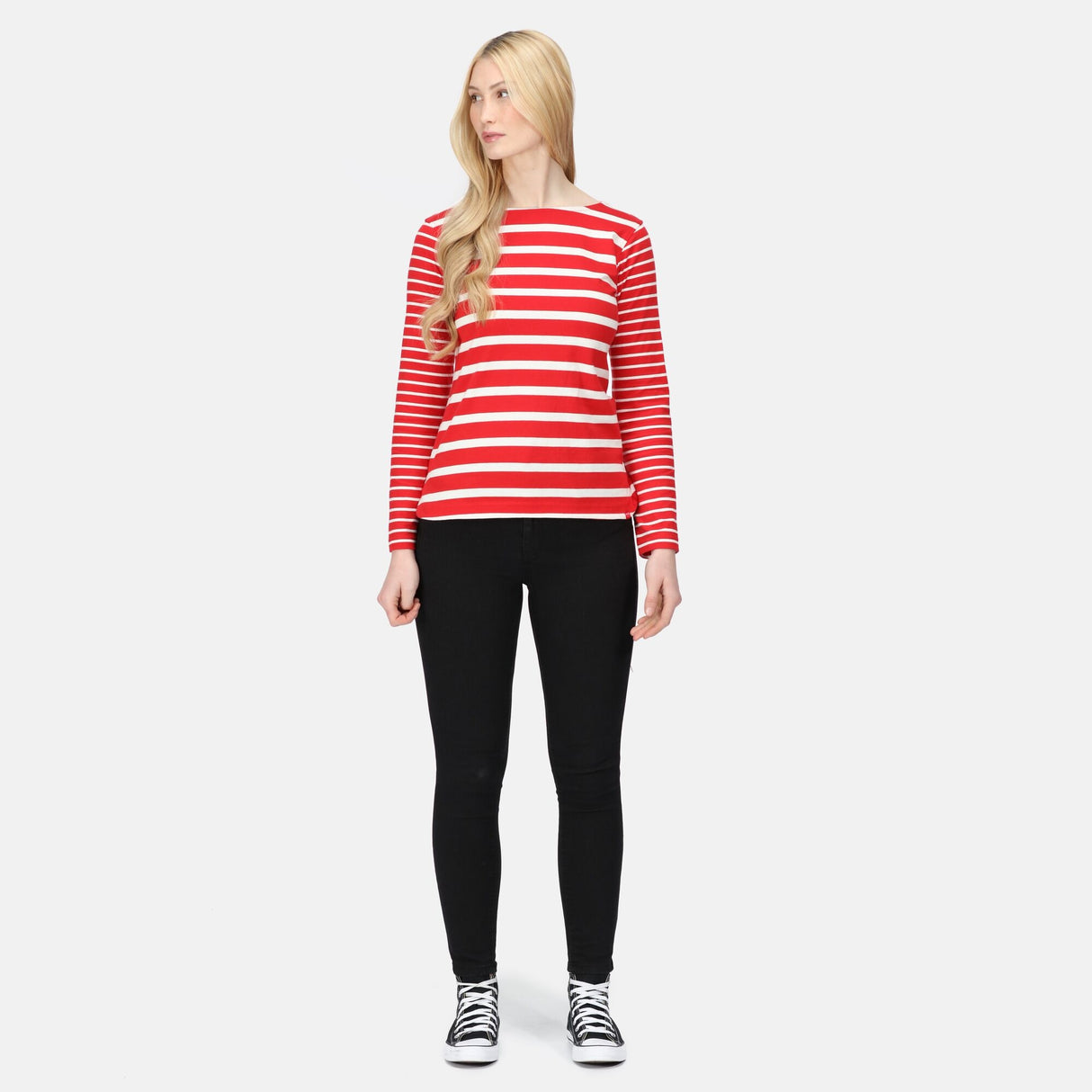 Regatta Womens Farida Striped Long Sleeved T Shirt