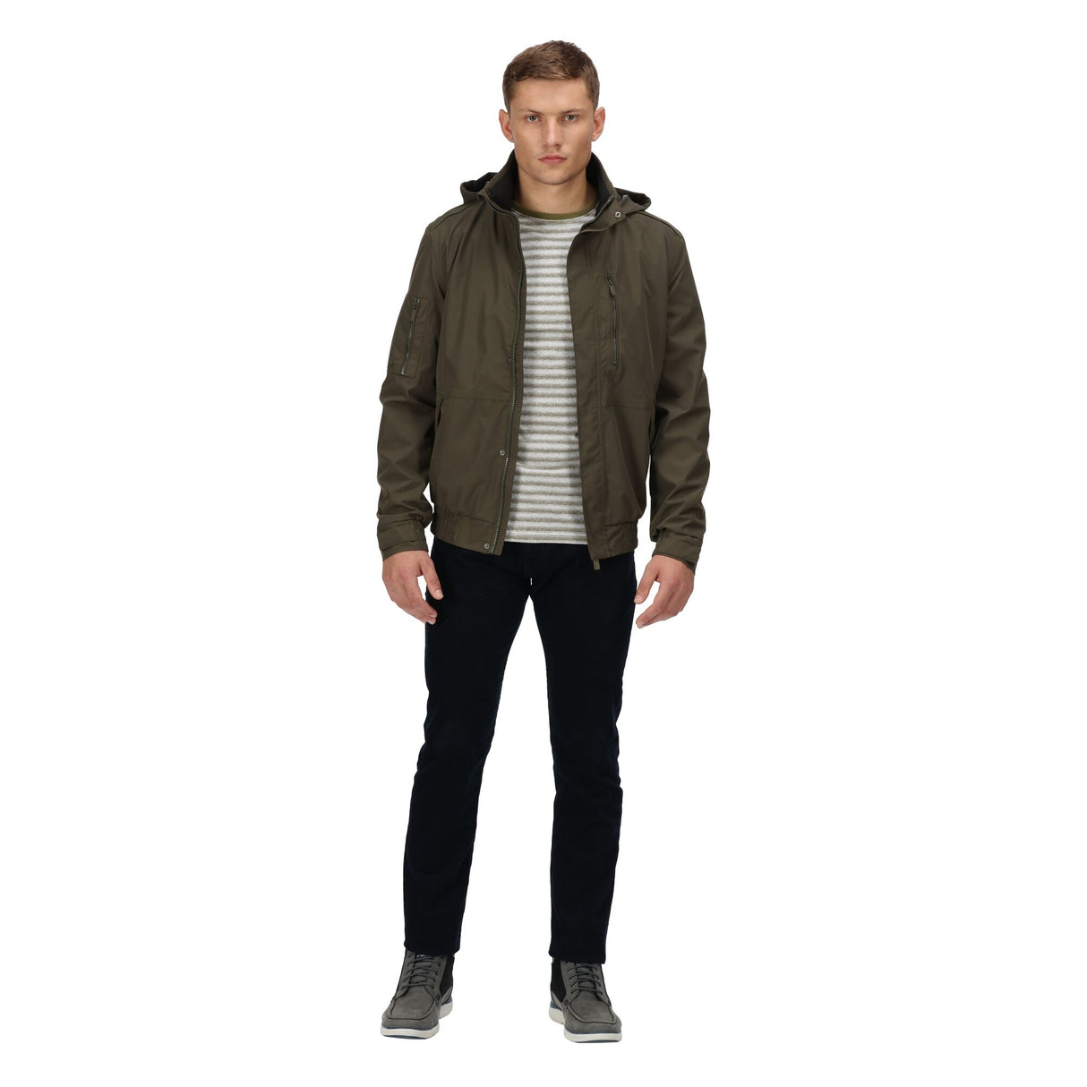 Regatta Mens Feelding Breathable Waterproof Bomber Jacket