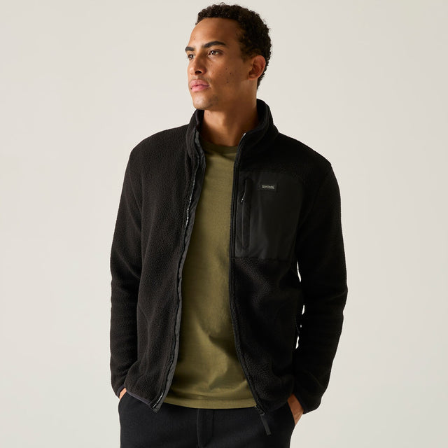 Regatta Mens Frankie Borg Full Zip Fleece Jacket
