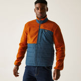 Regatta Mens Frankie Borg Full Zip Hybrid Fleece