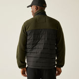 Regatta Mens Frankie Borg Full Zip Hybrid Fleece
