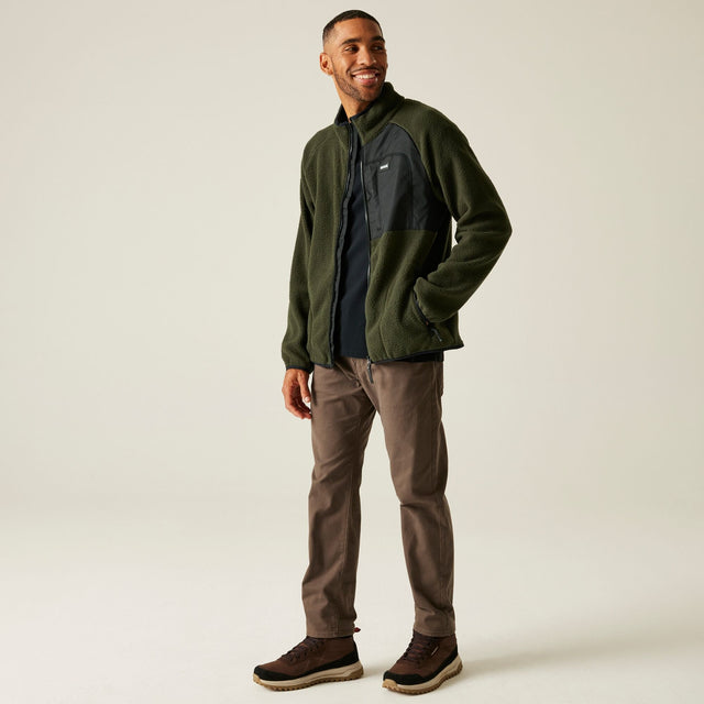 Regatta Mens Frankie Borg Full Zip Fleece Jacket