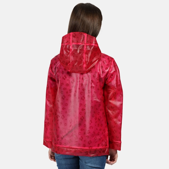 Regatta Kids Hallow Transparent Lightweight Waterproof Jacket