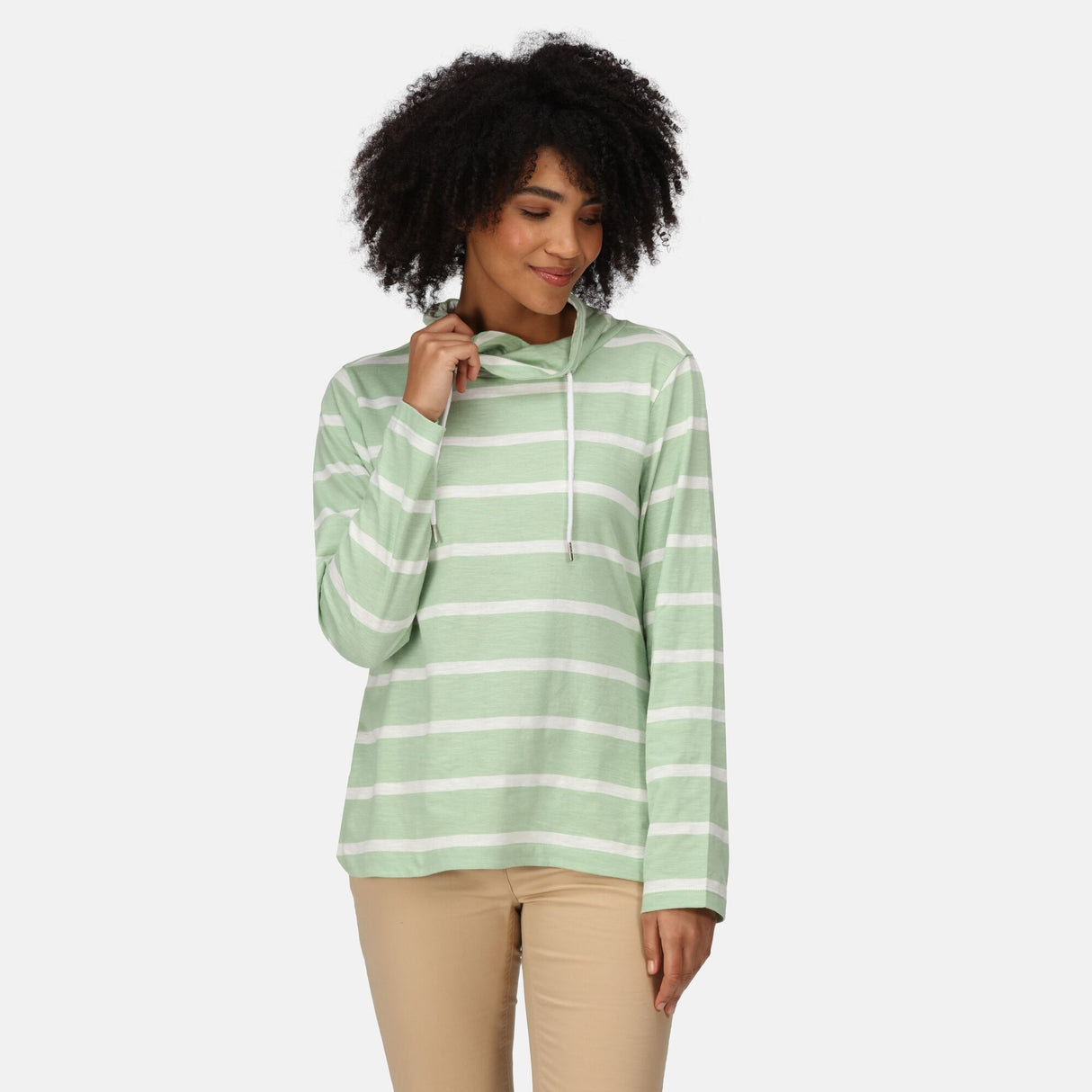 Regatta Womens Helvine  Overhead Stripe Cotton Jumper