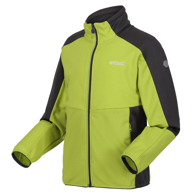 Regatta Kids Highton IV Full Zip Stretch Fabric Fleece Jacket