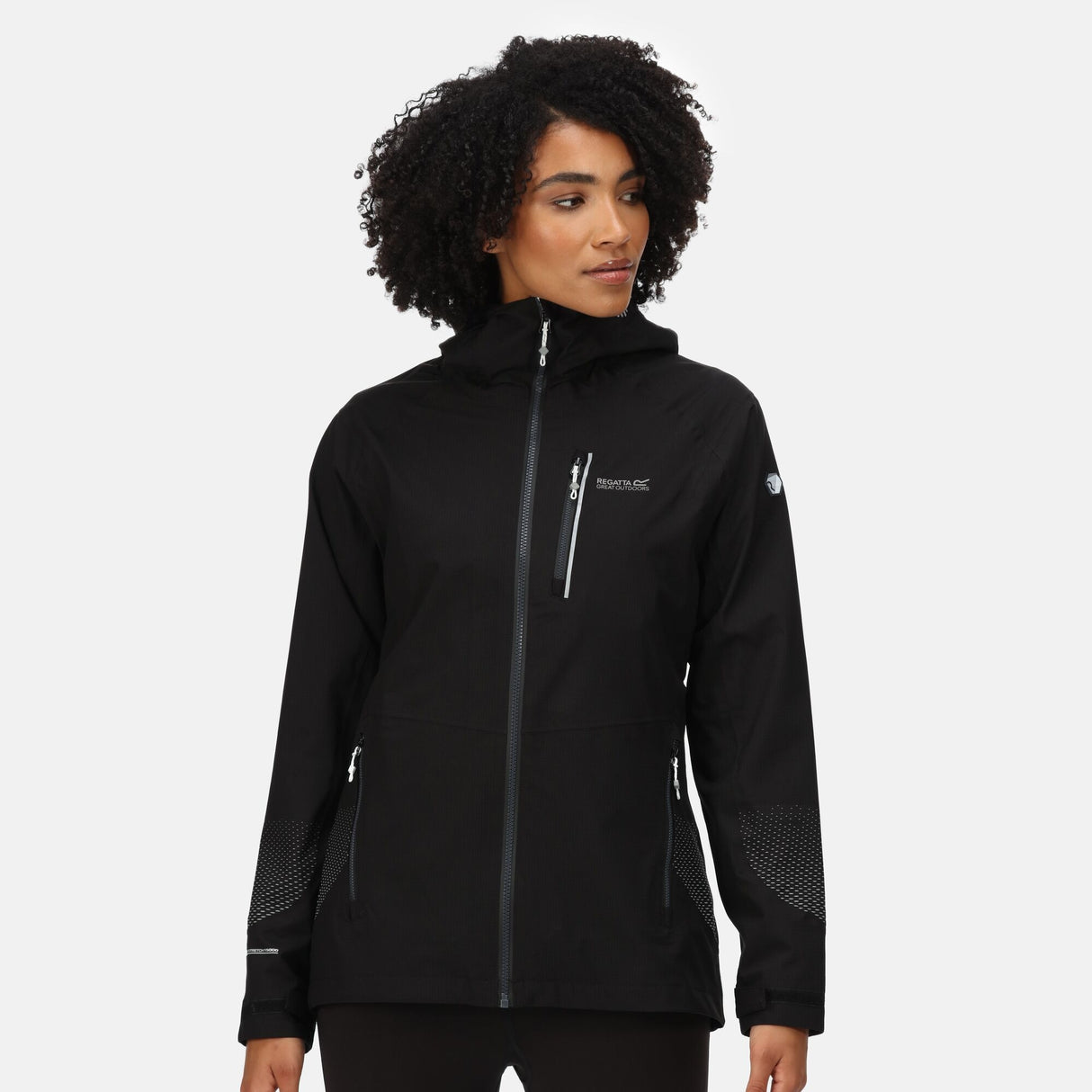 Regatta Womens Highton Pro Breathable Waterproof Jacket - Torch In Hood