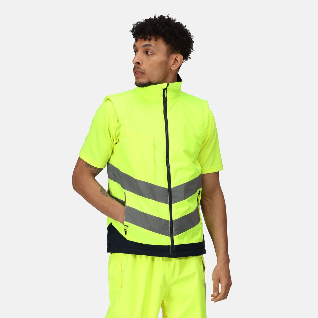 Regatta Mens Hi Vis Pro Reflective Bodywarmer