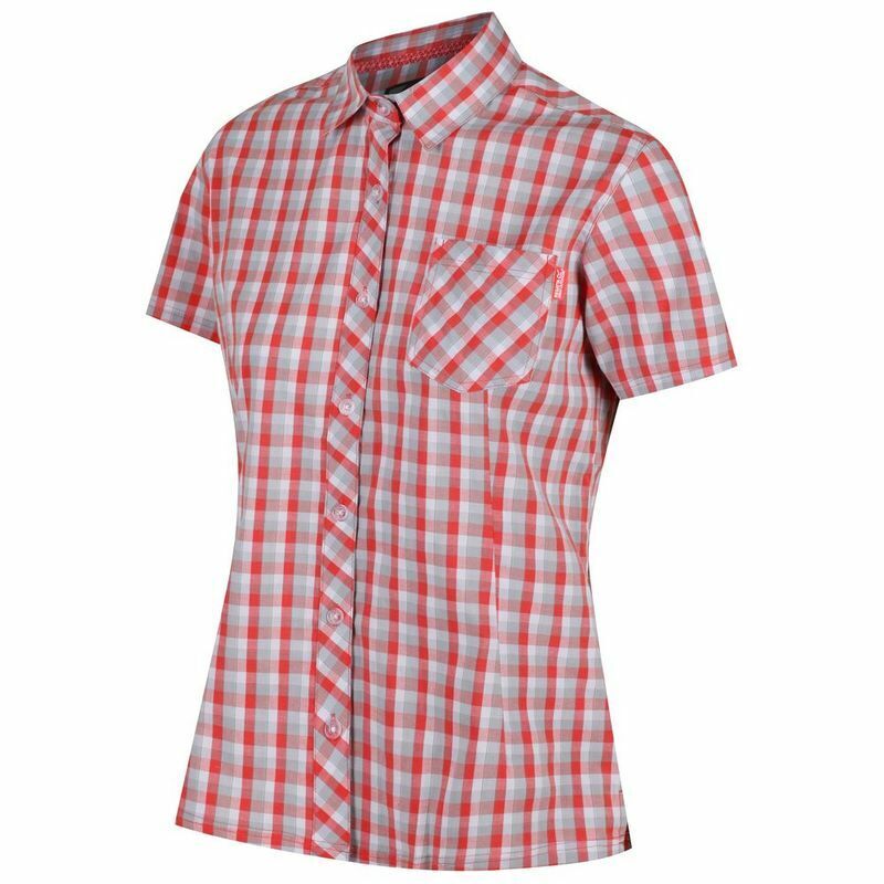 Regatta Womens Honshu II Short Sleeve Check Shirt