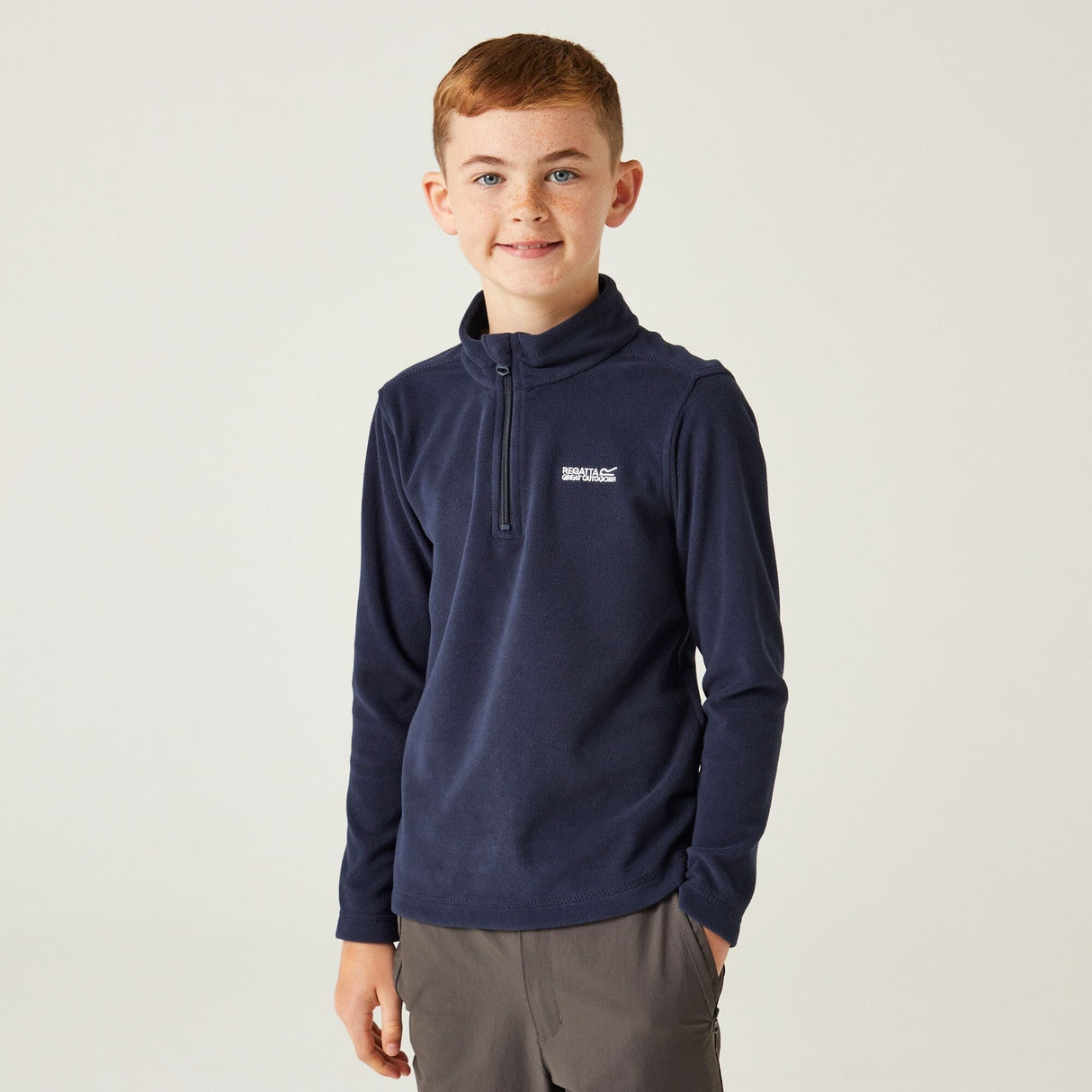 Regatta Kids Boys Girls Hot Shot II Half Zip Fleece Jacket