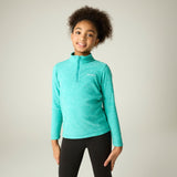 Regatta Kids Hot Shot Marl Half Zip Fleece Jacket