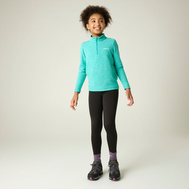 Regatta Kids Hot Shot Marl Half Zip Fleece Jacket