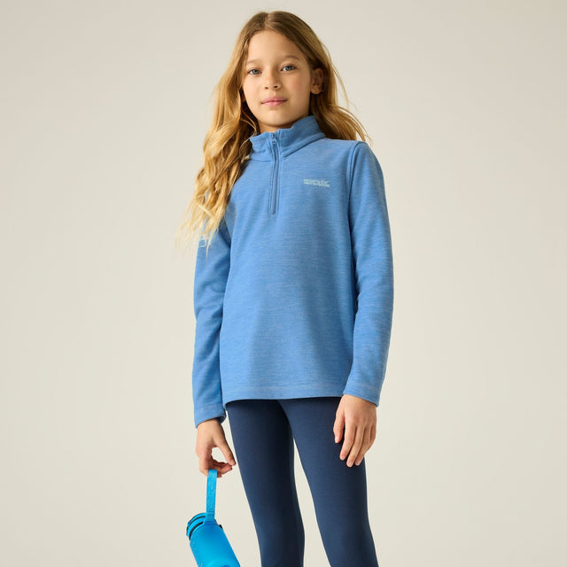 Regatta Kids Hot Shot Marl Half Zip Fleece Jacket