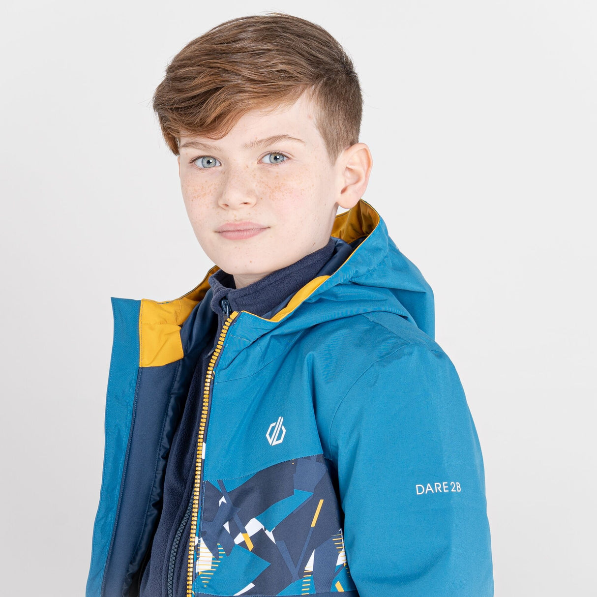 Dare2b Kids Humour Hooded Quilted Waterproof Ski Jacket