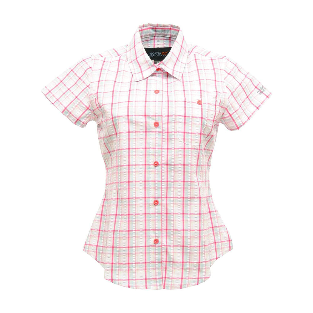 Regatta Womens Jenna II Short Sleeve Check Shirt