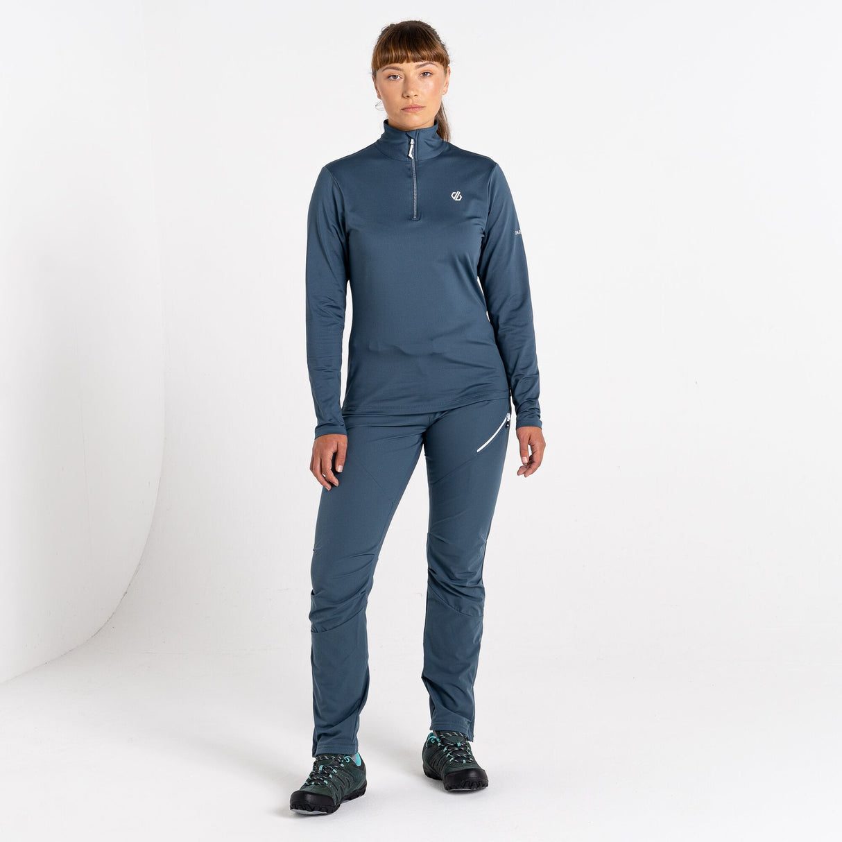 Dare2b Womens Lowline II Half Zip Lightweight Core Stretch Midlayer