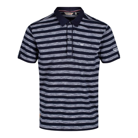 Regatta Mens Macauley Striped Polo Shirt