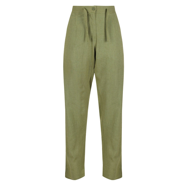 Regatta Womens Maida Drawstring Summer Linen Trousers