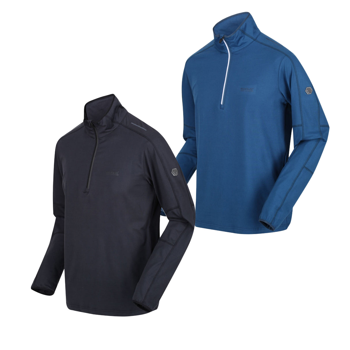 Regatta Mens Makhill Half Zip Stretch Softshell Jacket