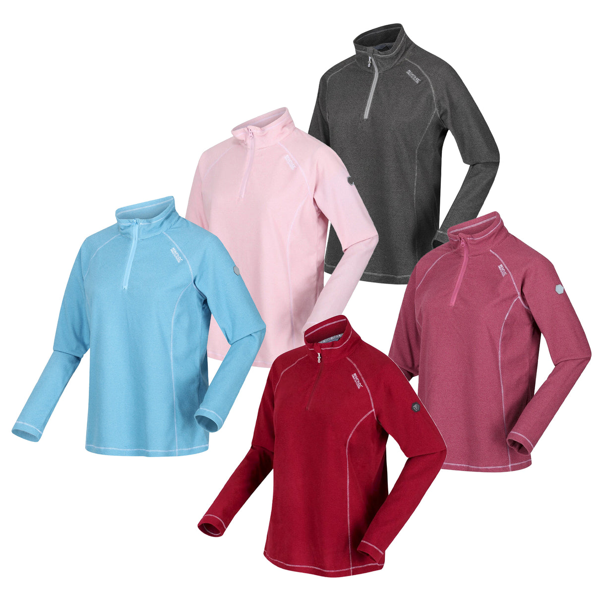 Regatta Womens Montes Half Zip Micro Fleece Jacket