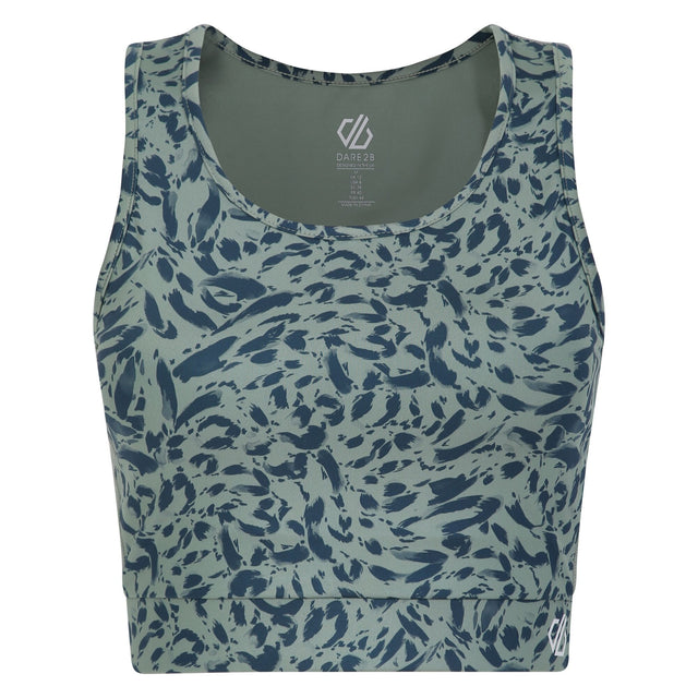 Dare2b Womens Move High Neck Gym Top Sports Bra