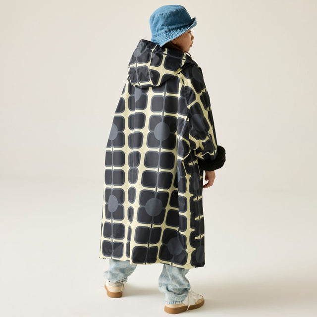 Regatta Junior Orla Kiely Kids Waterproof Dry Robe Changing Robe