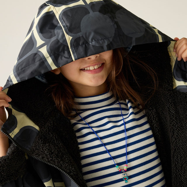 Regatta Junior Orla Kiely Kids Waterproof Dry Robe Changing Robe