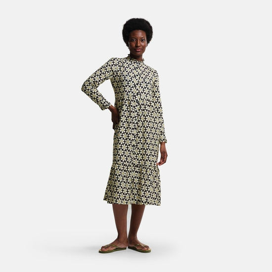 Regatta Womens Orla Kiely Midi Coolweave Cotton Summer Dress