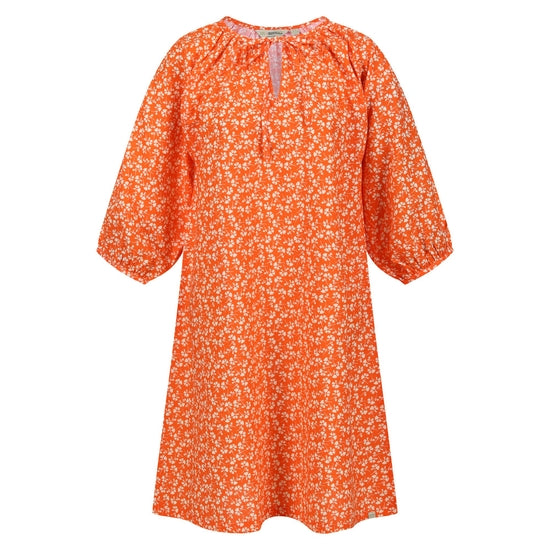 Regatta Womens Orla Kiely Tie Neck  Casual Summer Dress