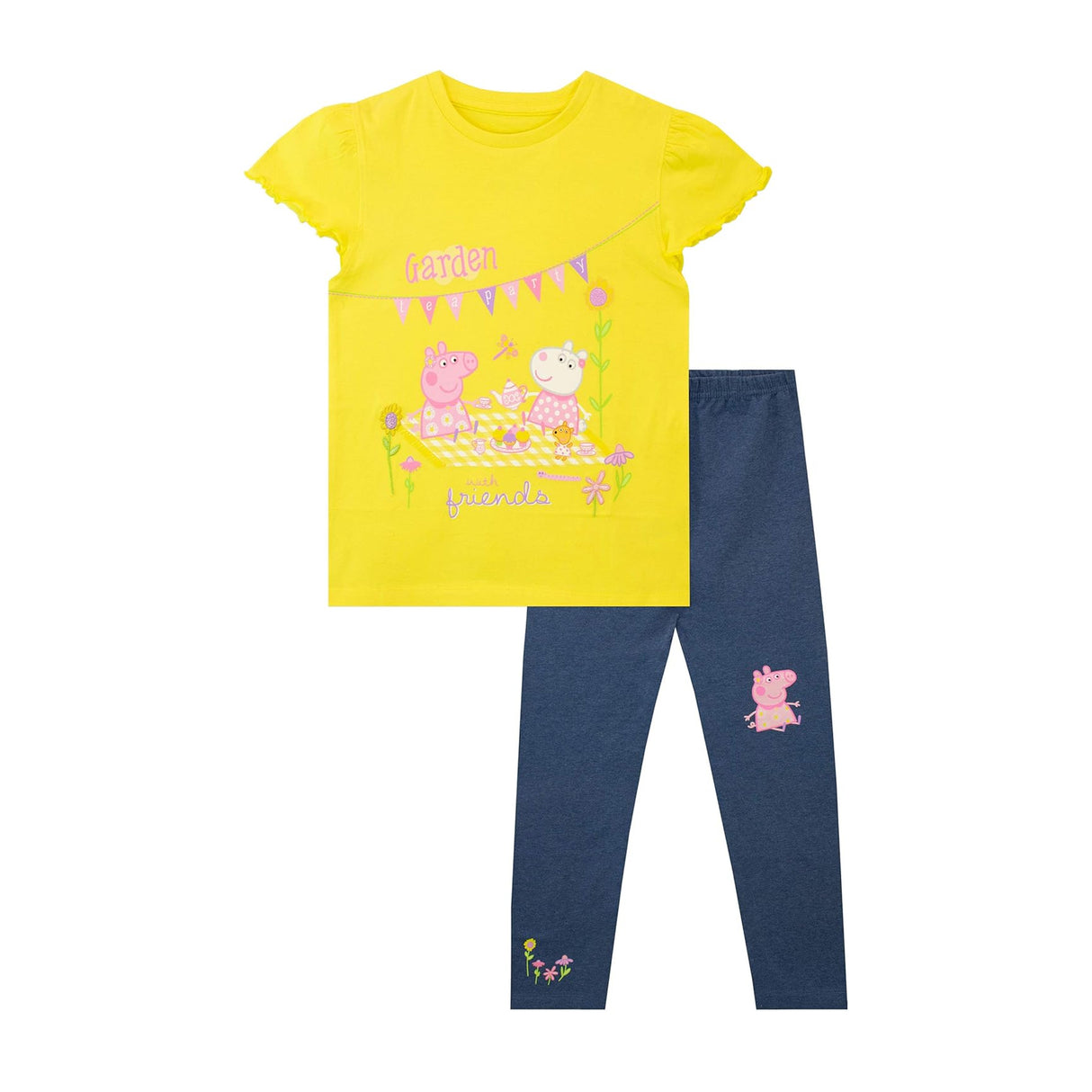 Regatta Kids Girls Peppa T Shirt and Leggings Set