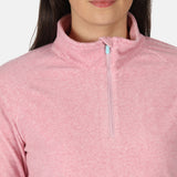 Regatta Womens Pimlo Half Zip Velour Fleece Jacket