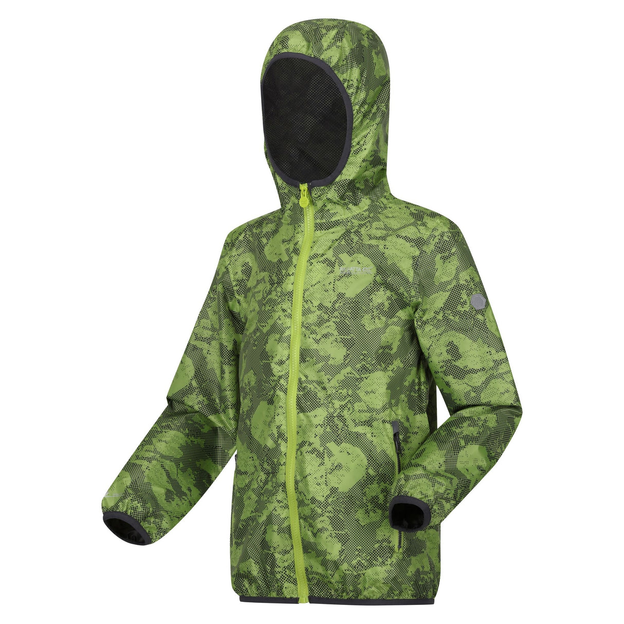 Regatta Kids Printed Lever Waterproof Jacket