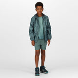 Regatta Kids Printed Lever Waterproof Jacket